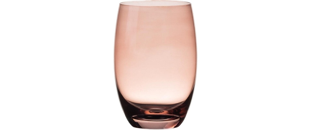 Lunasol Verre Optima Color Tumbler Baril de 460 ml Bourgogne