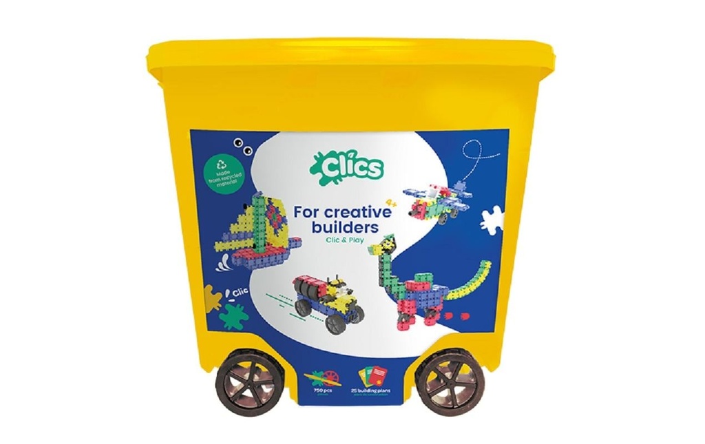Sombo Modules de construction Kit de construction Clics Box 750 pièces