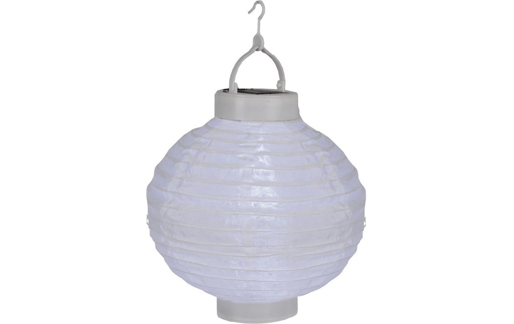 Star Trading Lampion Solar Festival 22 cm, Blanc