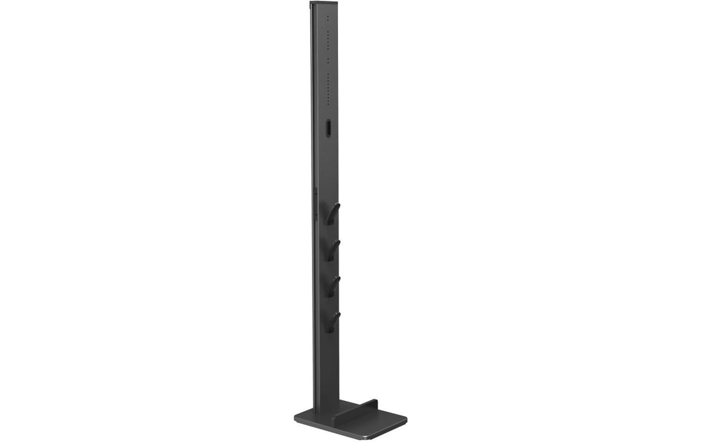 Xavax Pied de support 128 cm, noir