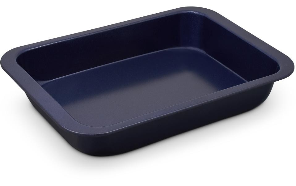 Zyliss Plat à gratin Angulaire, Bleu foncé
