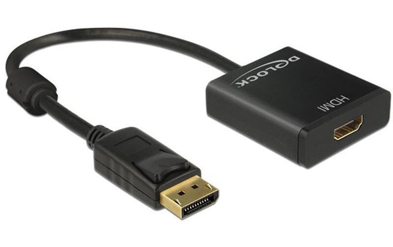 Delock Convertisseur DP - HDMI Noir