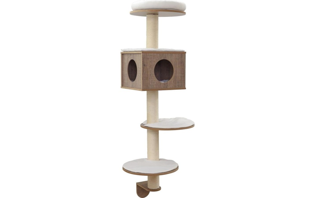 Kerbl Arbre à chat Dinari 167 cm, marron/blanc