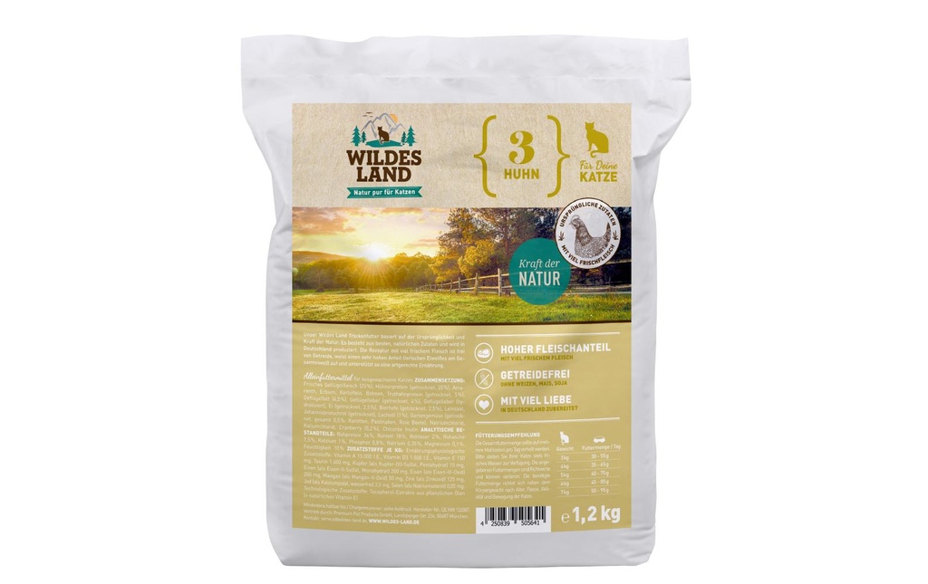 Wildes Land Alimentation sèche Adult bœuf &amp; canard avec légumes 1,2 kg