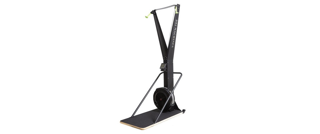 Fitcom Machine à ski Skiergomètre Noir 130 x 60 x 215 cm