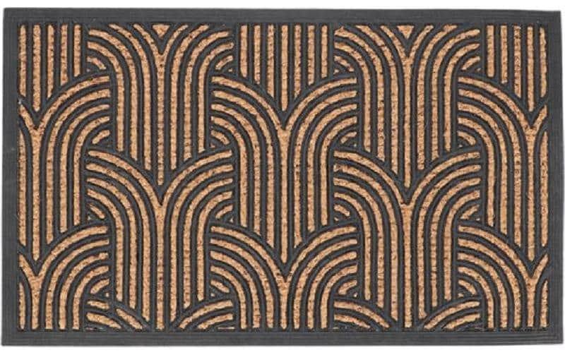 Esschert Design Tapis de sol Art Deco 45.5 cm x 75.5 cm