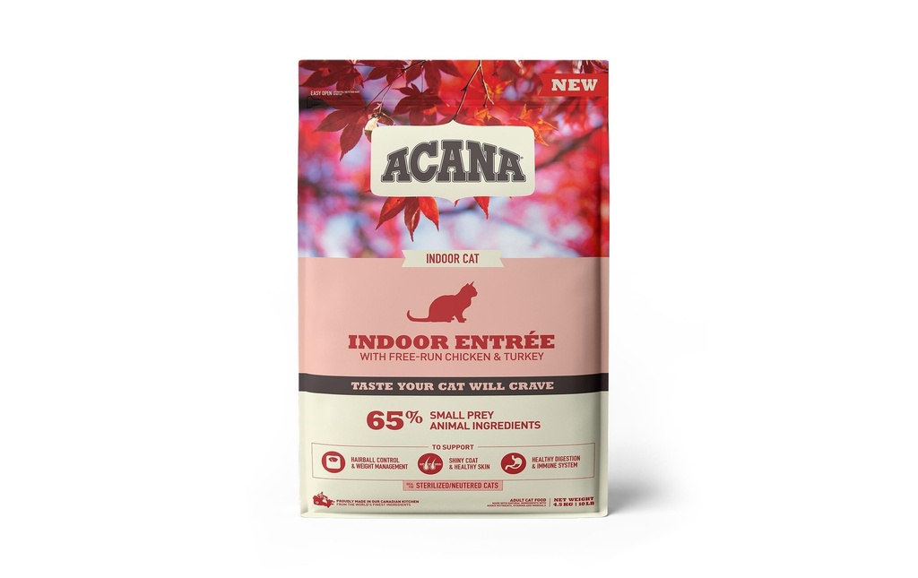 Acana Alimentation sèche Indoor Entrée, 4,5 kg
