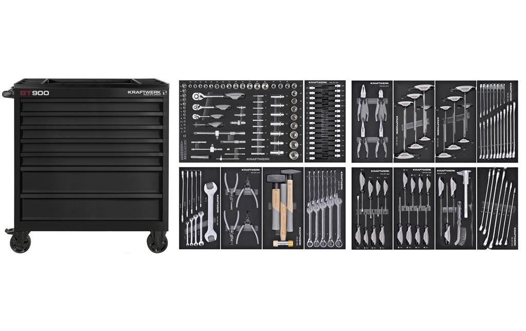 Kraftwerk Servante d’atelier BT900 Basic 211 pièces