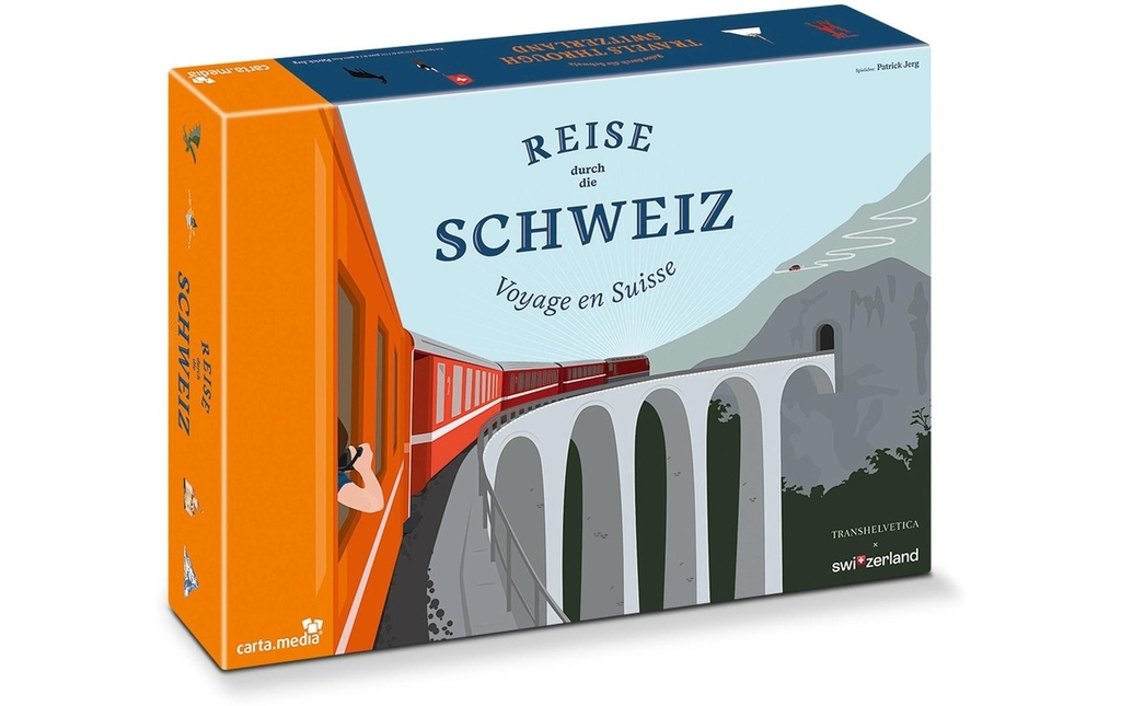 Carta.Media Jeux pour la famille Voyage à travers la Suisse