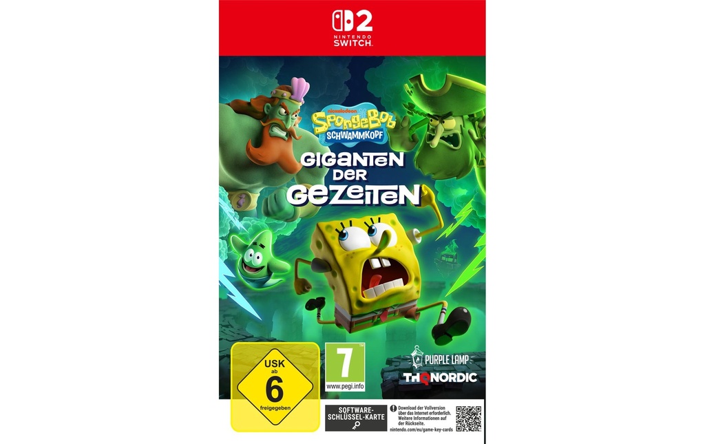 THQ Bob l'Éponge: Les Géants de la Marée (Carte de jeu)