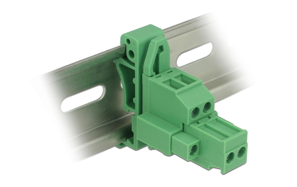 Delock DIN Rail Bloc terminal 2Pin