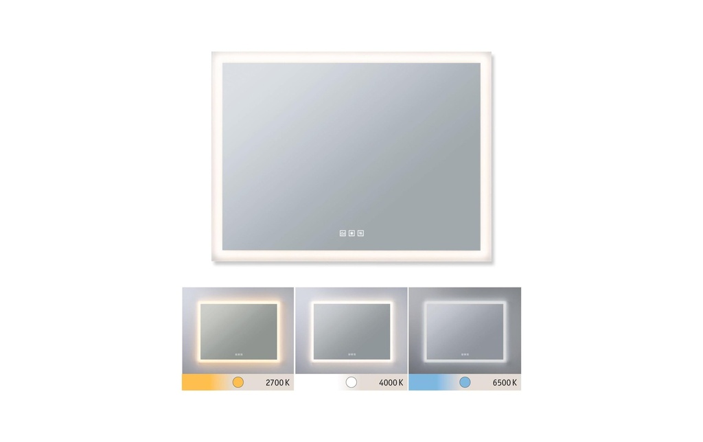 Paulmann Miroir Mirra 60 x 80, LED