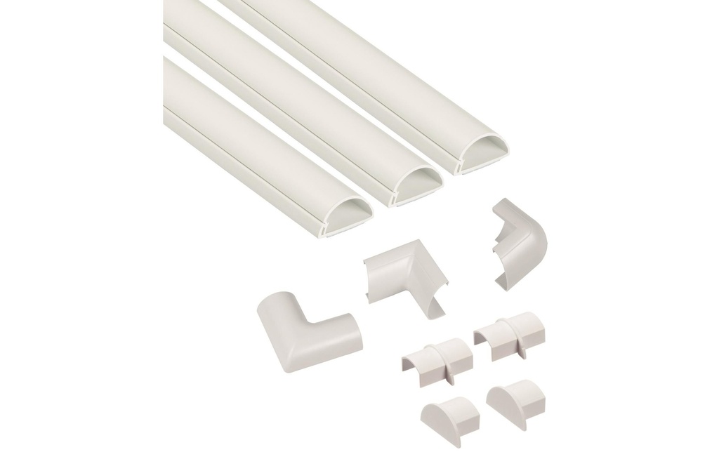 STEFFEN Goulotte D-Line 30 x 15 mm, 1 m, Blanc