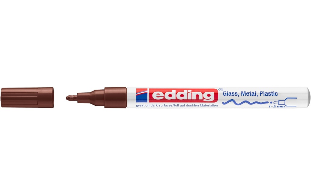 edding Marqueur peinture 751 CREA Brun