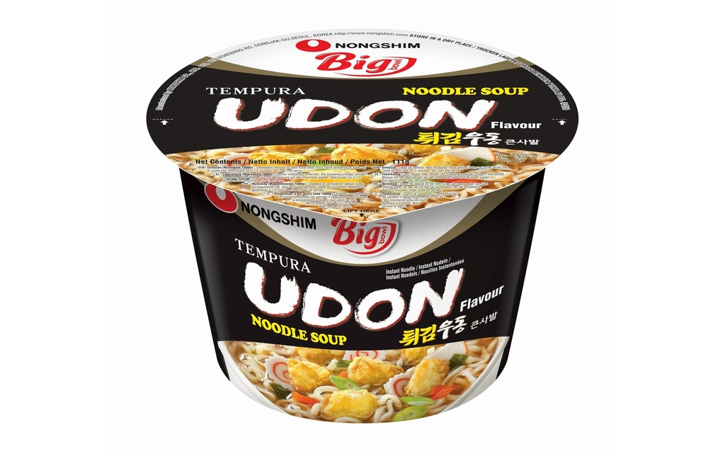 Nongshim Soupe aux nouilles Udon Big Cup 111 g