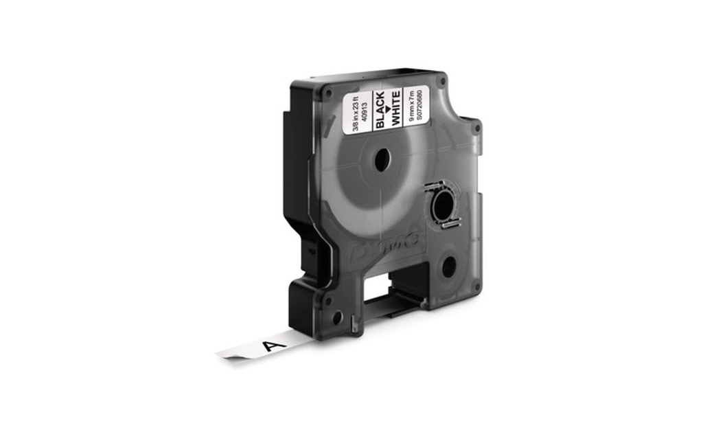 DYMO Dymo ruban D1 9mm blanc/noir