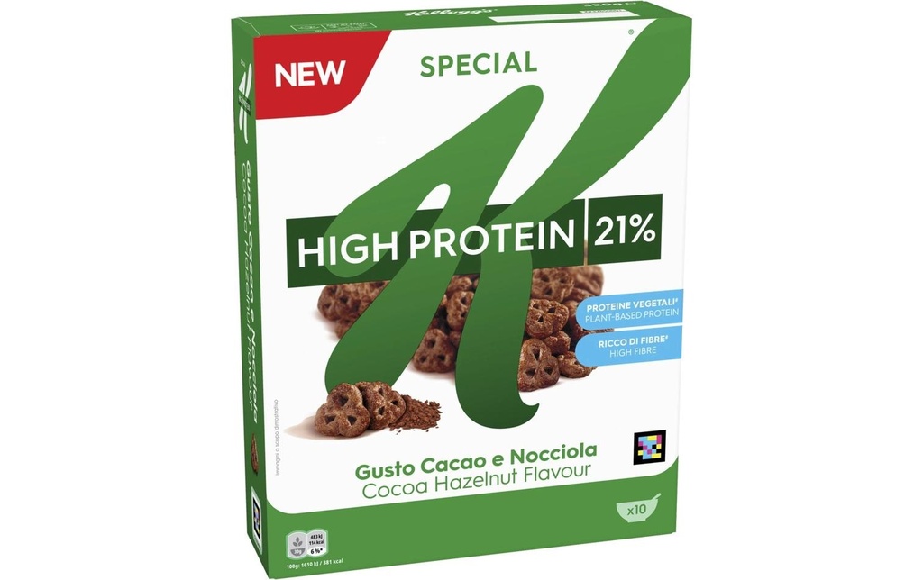Kellogg's Céréales Special K High Protein Cacao Noisette 320 g
