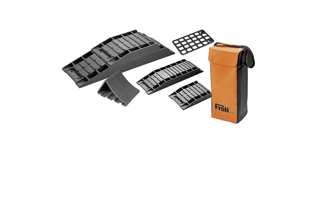 froli Kit de cales d'accès 9 pièces Noir