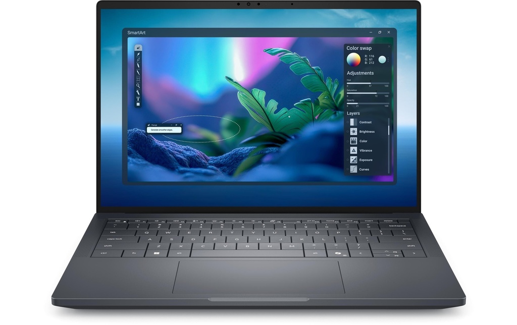 Dell Ordinateur portable Pro Max 14 Premium (U7-265H, 32GB, 1TB SSD)