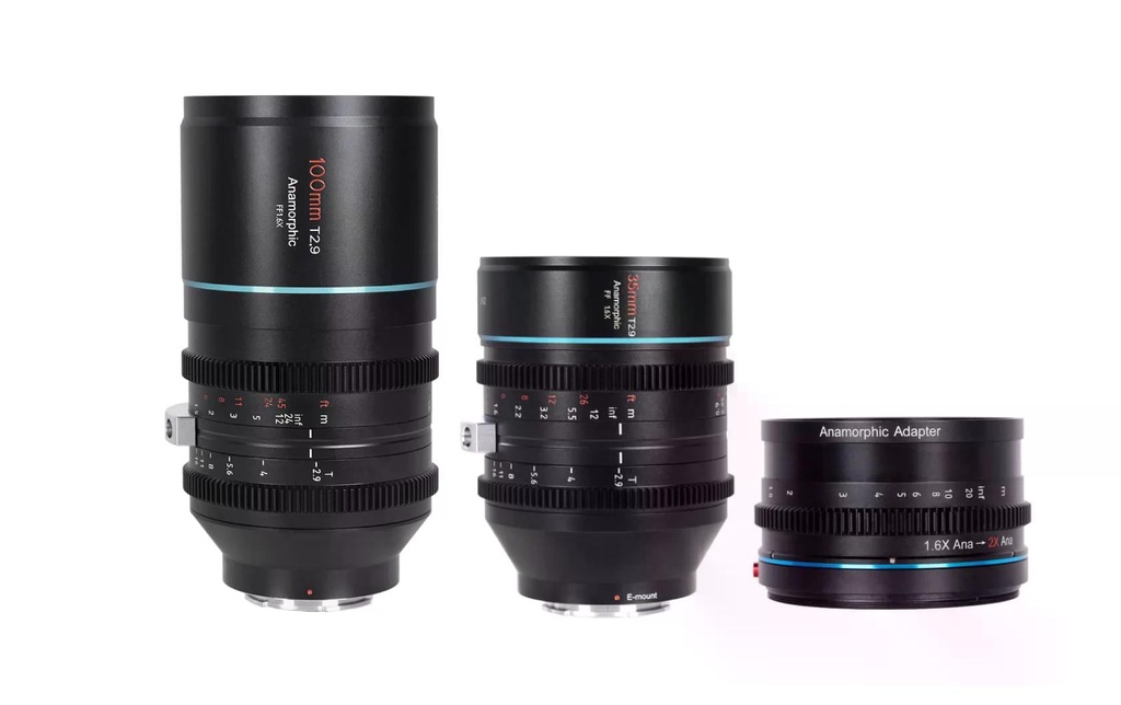 Sirui Longueur focale fixe Venus 35 & 100mm T/2.9 1.6x – Sony E-Mount
