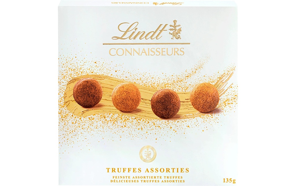 Lindt Pralines au chocolat Connaisseurs Truffes Assorties 135 g