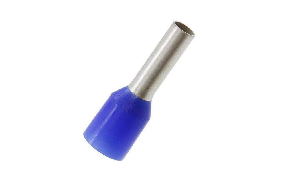 Weidmüller Cosses terminales H2.5/14D BD Bleu, 500 Pièce/s