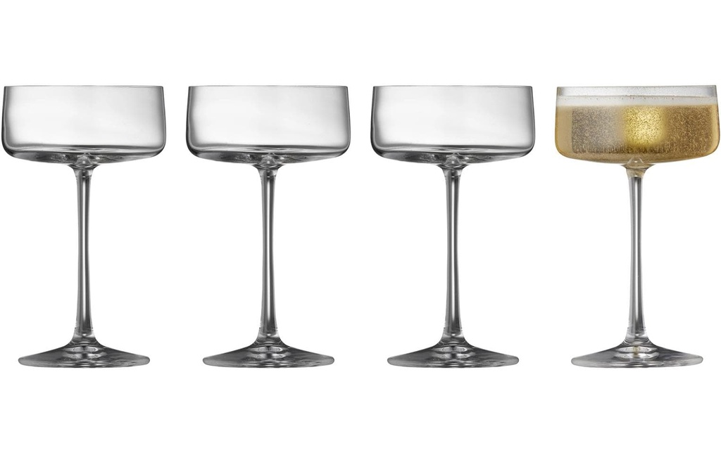 Lyngby Verre à Champagne Zero 4 pièces, 26 cl