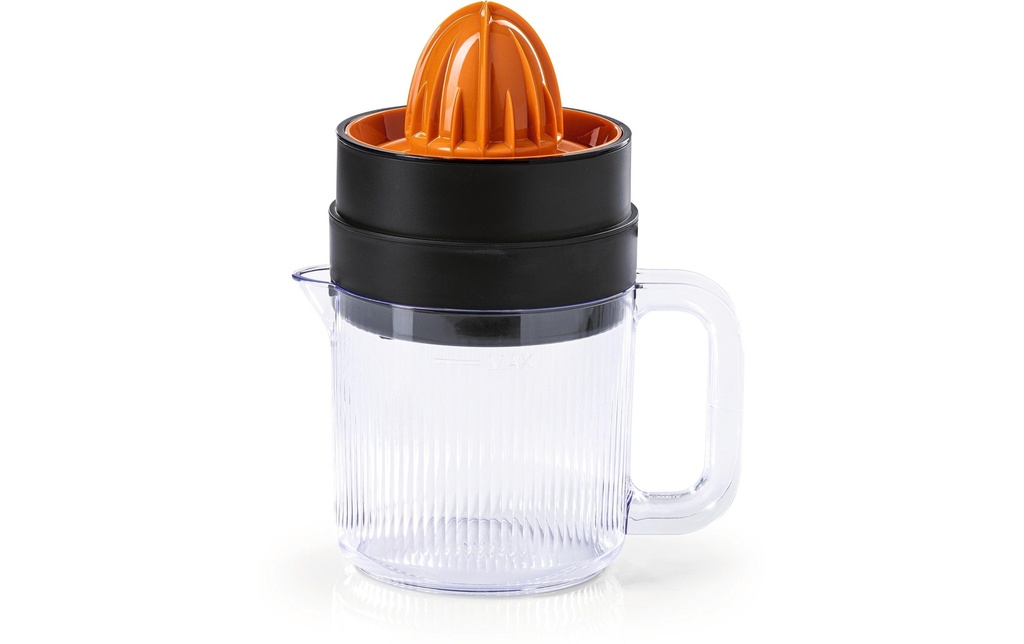 GOURMETmaxx Presse-agrumes Noir/Orange