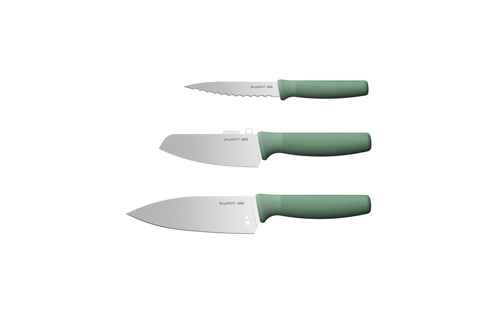 BergHOFF Jeux de couteaux Leo Forest 3 pièces