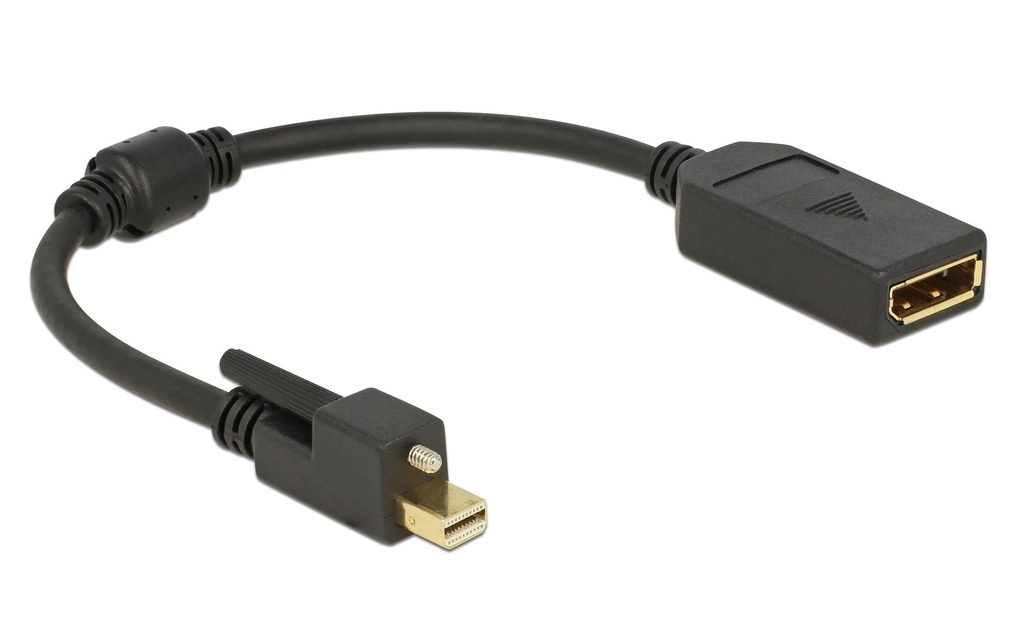 Delock Adaptateur Mini-DisplayPort 4K, à visser