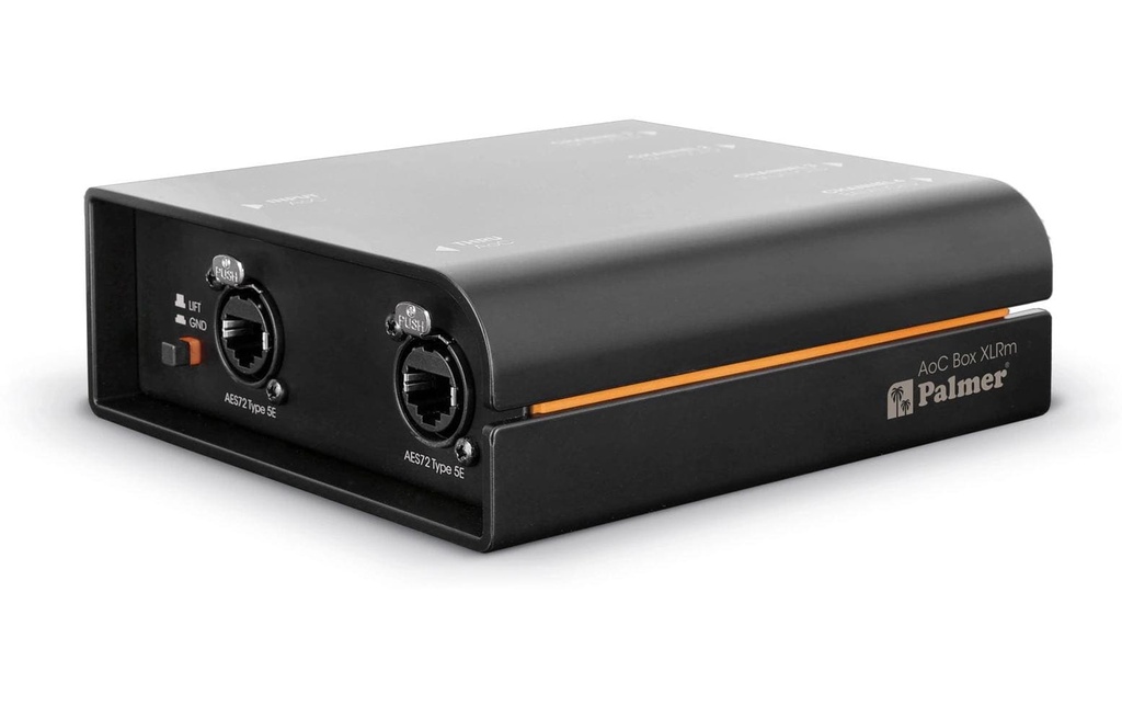 Palmer Adaptateur audio AoC Box XLRm RJ45 - XLR 3 pôles, mâle