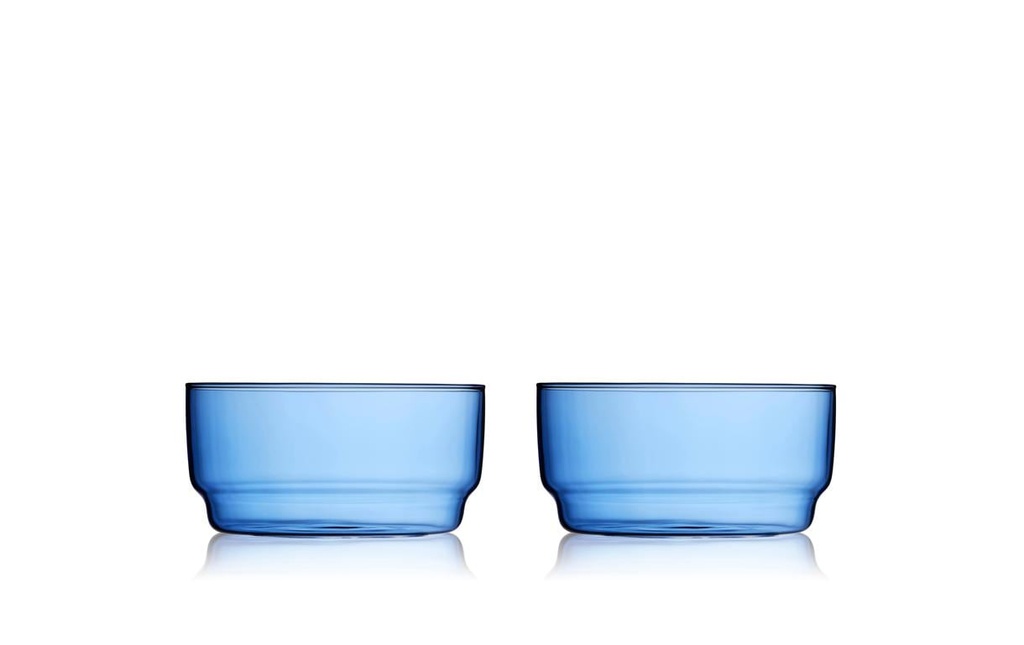 Lyngby Coupe Torino Bleu, 2 pièces, 12 cm