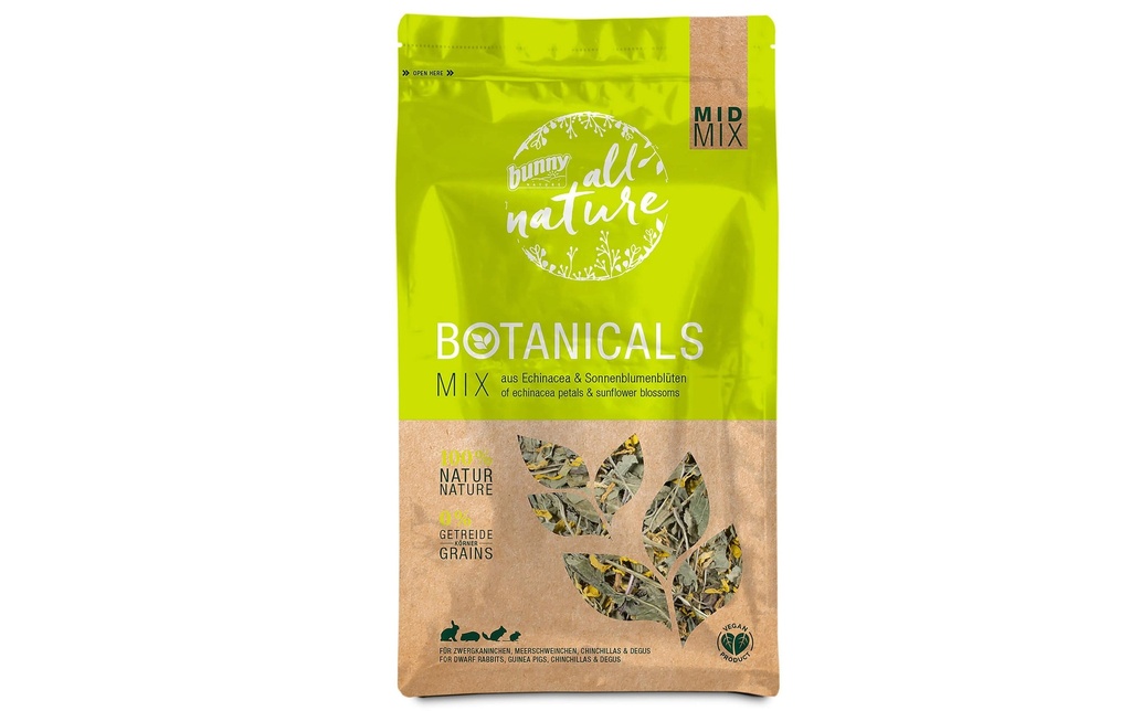 Bunny Nature All Nature Botanicals Mix Echinacée & fleurs de tournesol