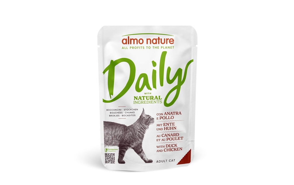 Almo Nature Alimentation humide Daily au canard et au poulet 70g
