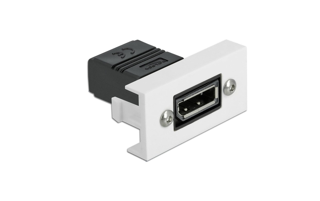 Delock Adaptateur droit DisplayPort - DisplayPort