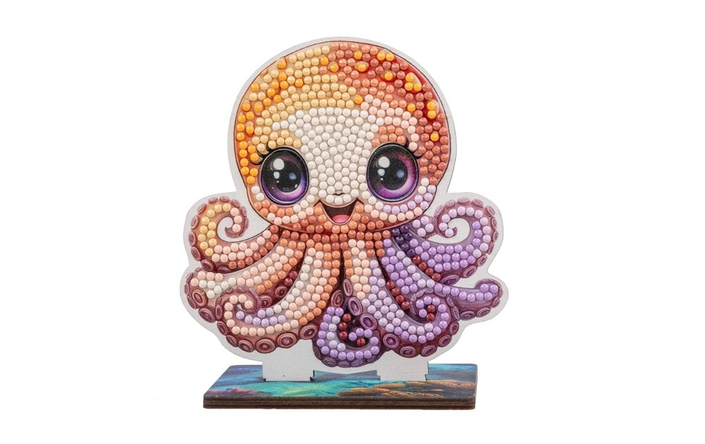 CRAFT Buddy Kits de bricolage Octopus Crystal Art Wildlife Buddies