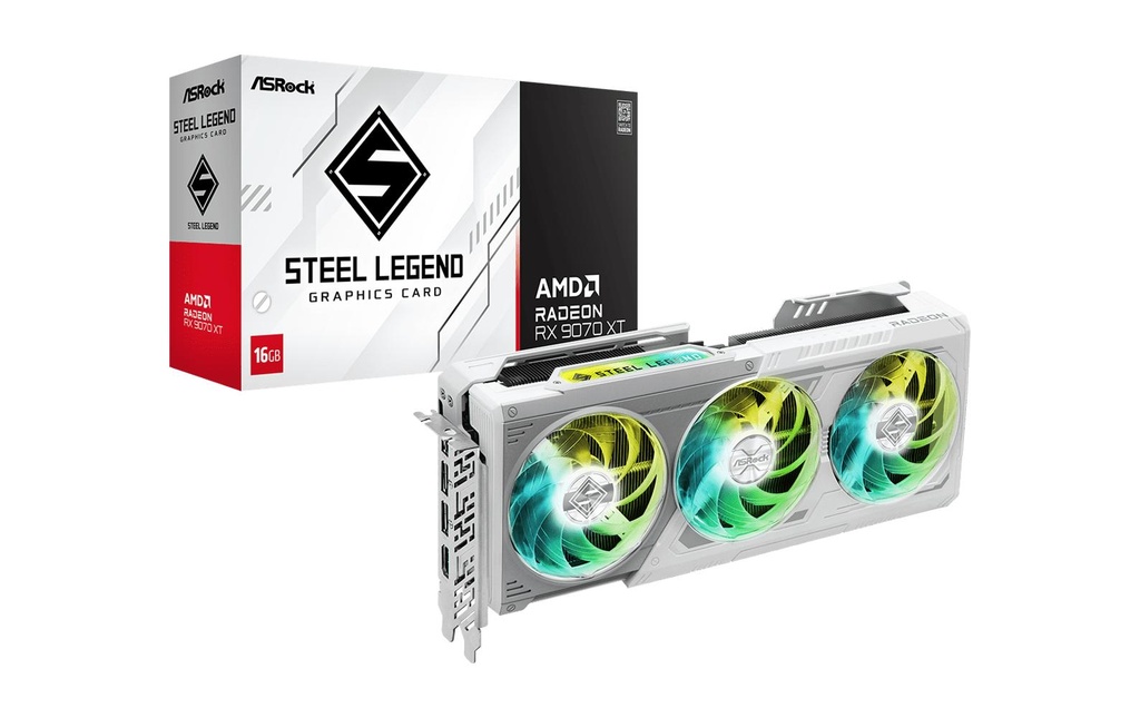ASRock Carte graphique Radeon RX 9070 XT Ste Legend 16 Go