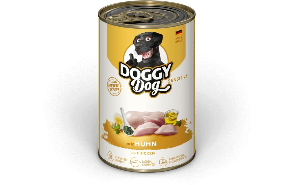 DOGGY Dog Alimentation humide Boîte Poulet Sensitive 400 g