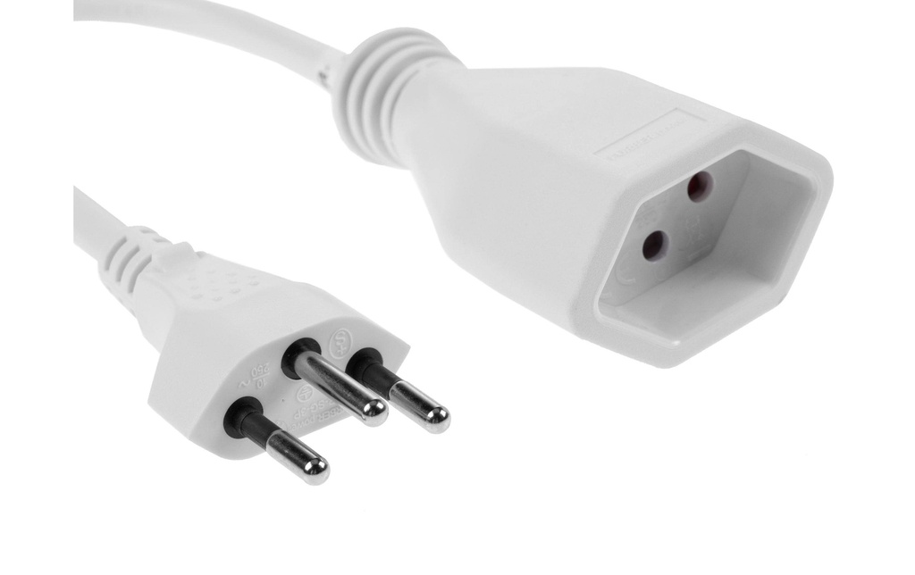 FURBER.power Rallonge T13-T12 10 m Blanc