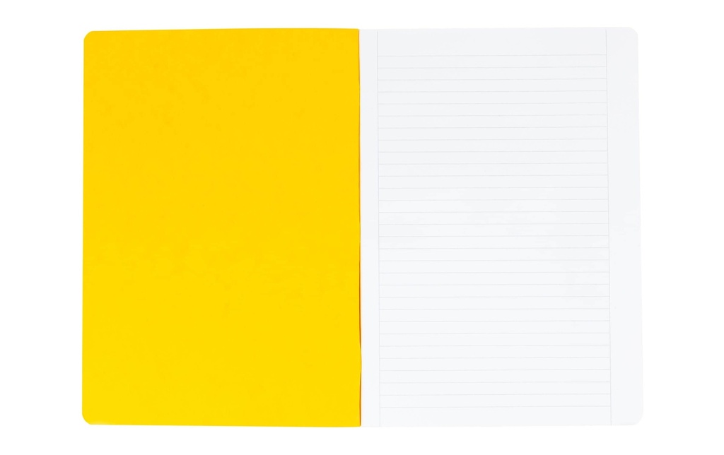 office focus Cahier d'école A4, À lignes, Jaune, 10 pièces