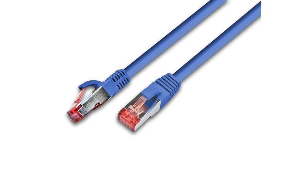 Wirewin Câble patch RJ-45 - RJ-45, Cat 6, S/FTP, 0.75 m, Bleu