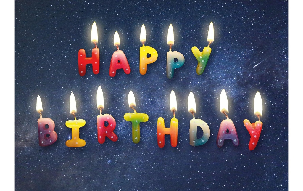 Natur Verlag Carte de félicitations Bougies Happy Birthday 17.5 x 12.2 cm