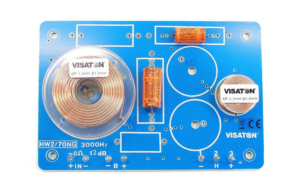 Visaton Filtre de voies HW 2/70 NG, 8 Ω