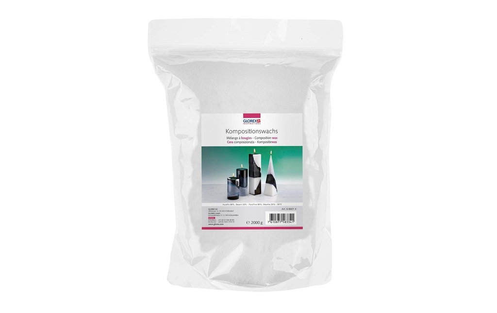 Glorex Mélange de cire 2000g