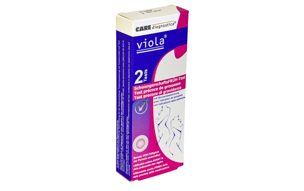 Viola Test de grossesse Test précoce Duo 2 pièces