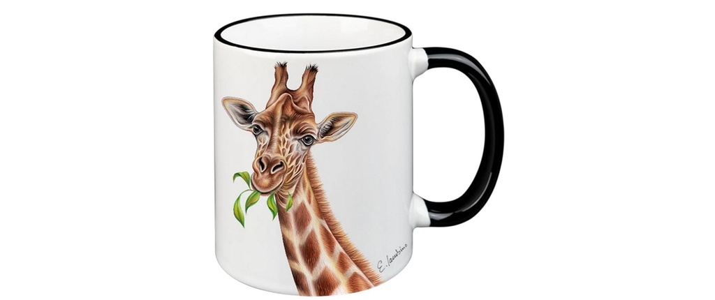 creanorm Tasse Girafe 330 ml, 1 Pièce/s, Blanc