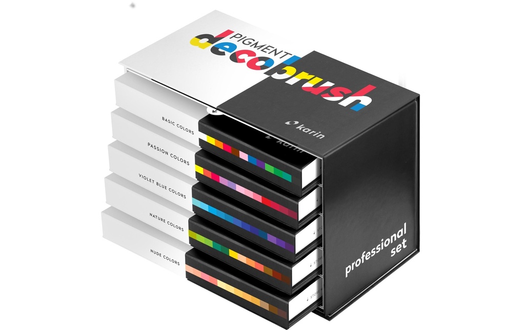 Karin Brushpen Pigment Deco Brush 60 couleurs