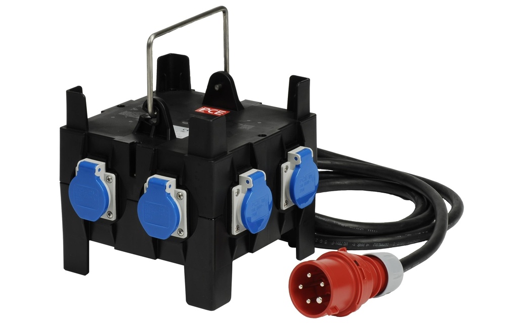 Spälti AG Distributeurs de chantier CEE16/5, 6x T23 avec un câble d'alimentation de 2 m