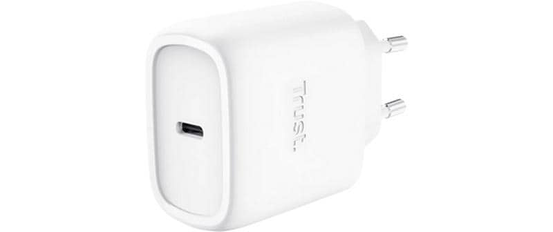 Trust Chargeur mural USB Maxo USB-C-GaN 45 W Blanc