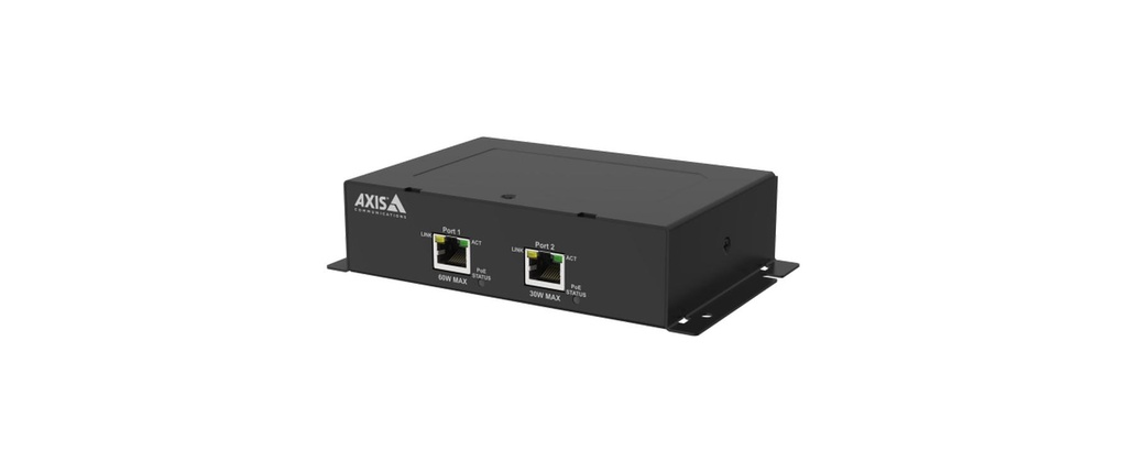 Axis Extension PoE TU8010 2 ports jusqu'à 100 m